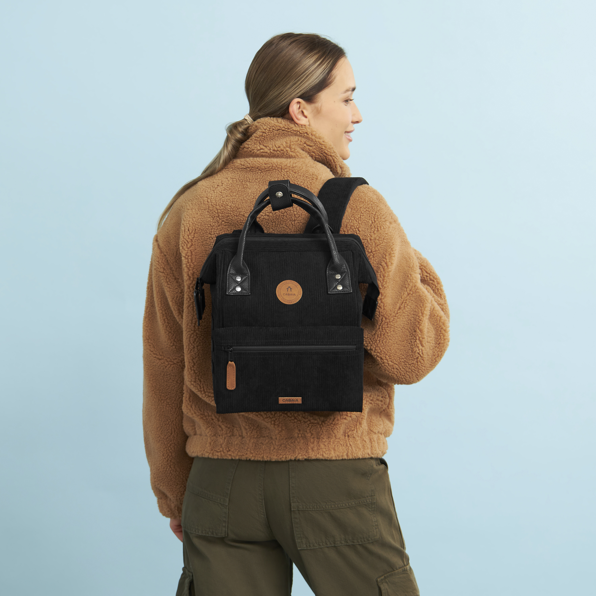 Cabaia Cabaia Adventurer small rugtasje Brighton black