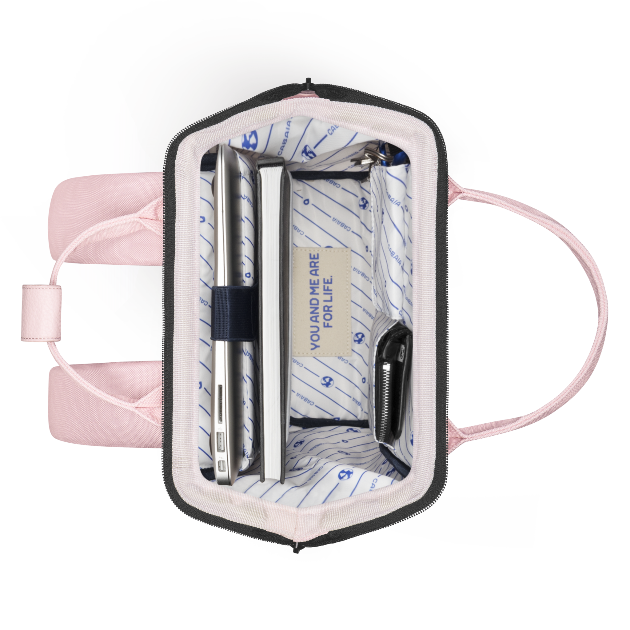 Cabaia Cabaia Adventurer small rugtasje Ouidah baby pink