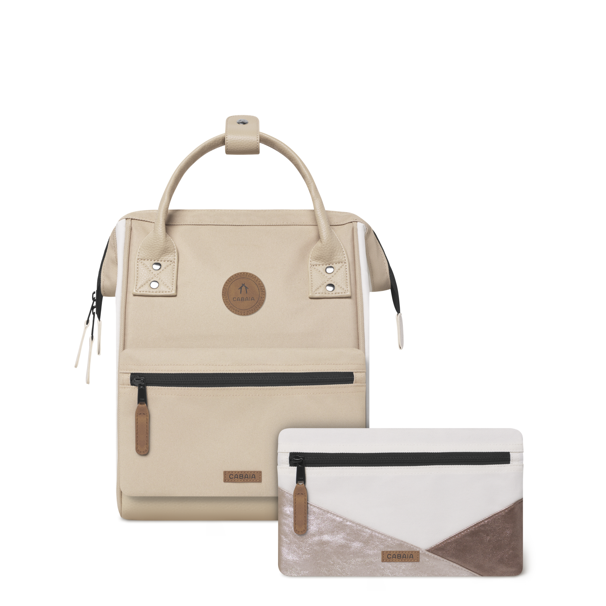 Cabaia Cabaia Adventurer small rugtasje Arcachon beige