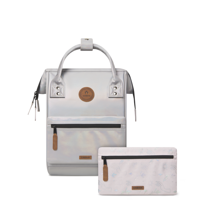 Cabaia Cabaia Adventurer small rugtas Rennes zilver