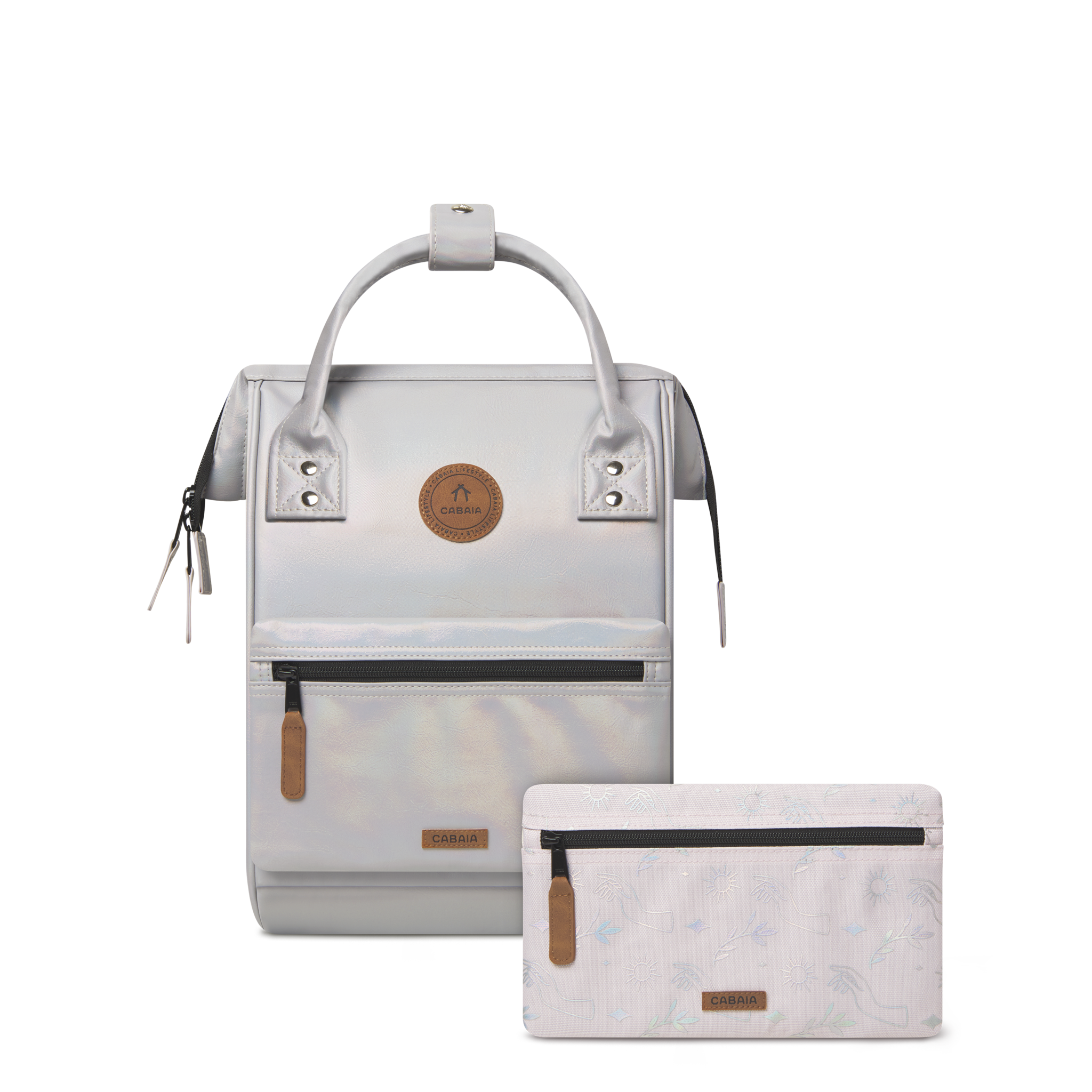Cabaia Cabaia Adventurer small rugtas Rennes zilver