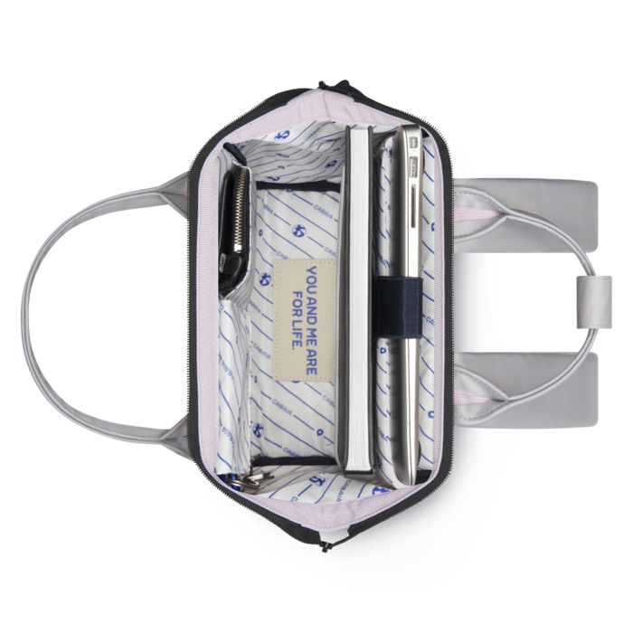 Cabaia Cabaia Adventurer small rugtas Rennes zilver