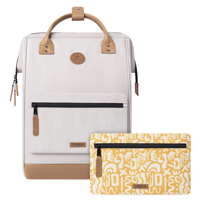 Cabaia Cabaia Adventurer L 15.4" laptop-rugtas arequipa cream