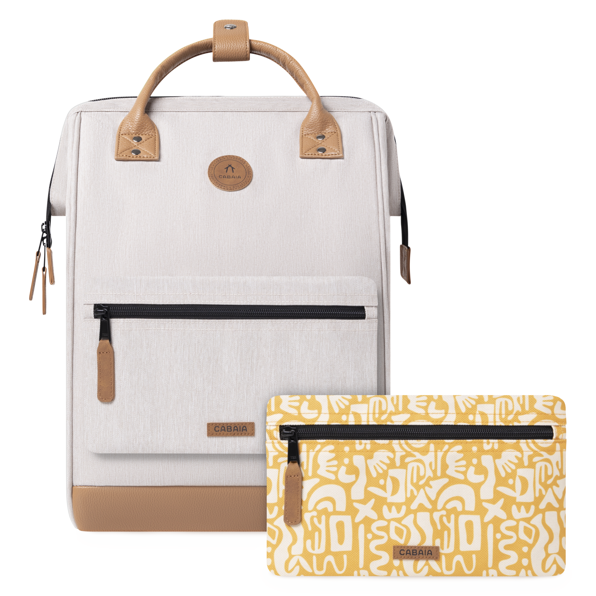 Cabaia Cabaia Adventurer L 15.4" laptop-rugtas arequipa cream