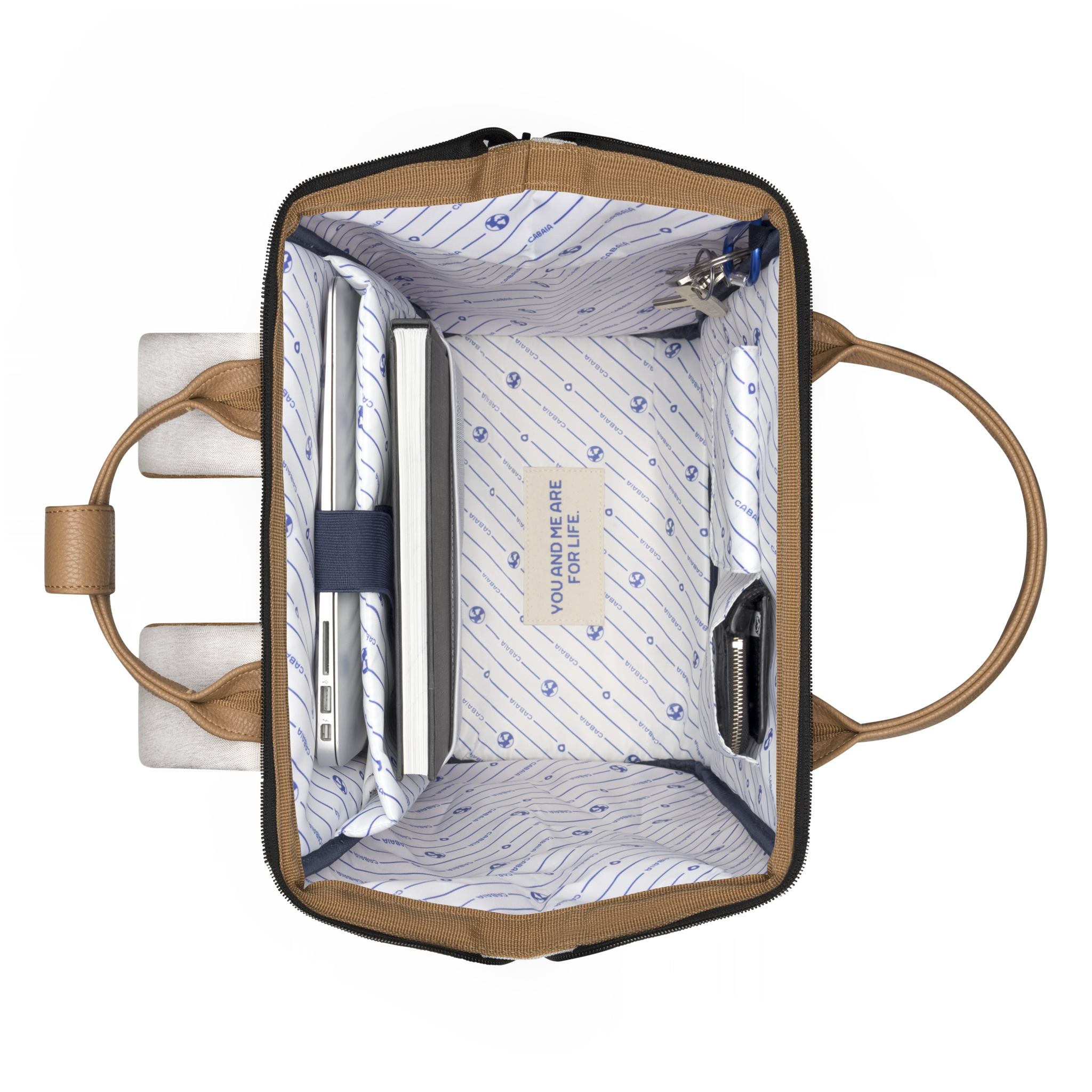 Cabaia Cabaia Adventurer L 15.4" laptop-rugtas arequipa cream