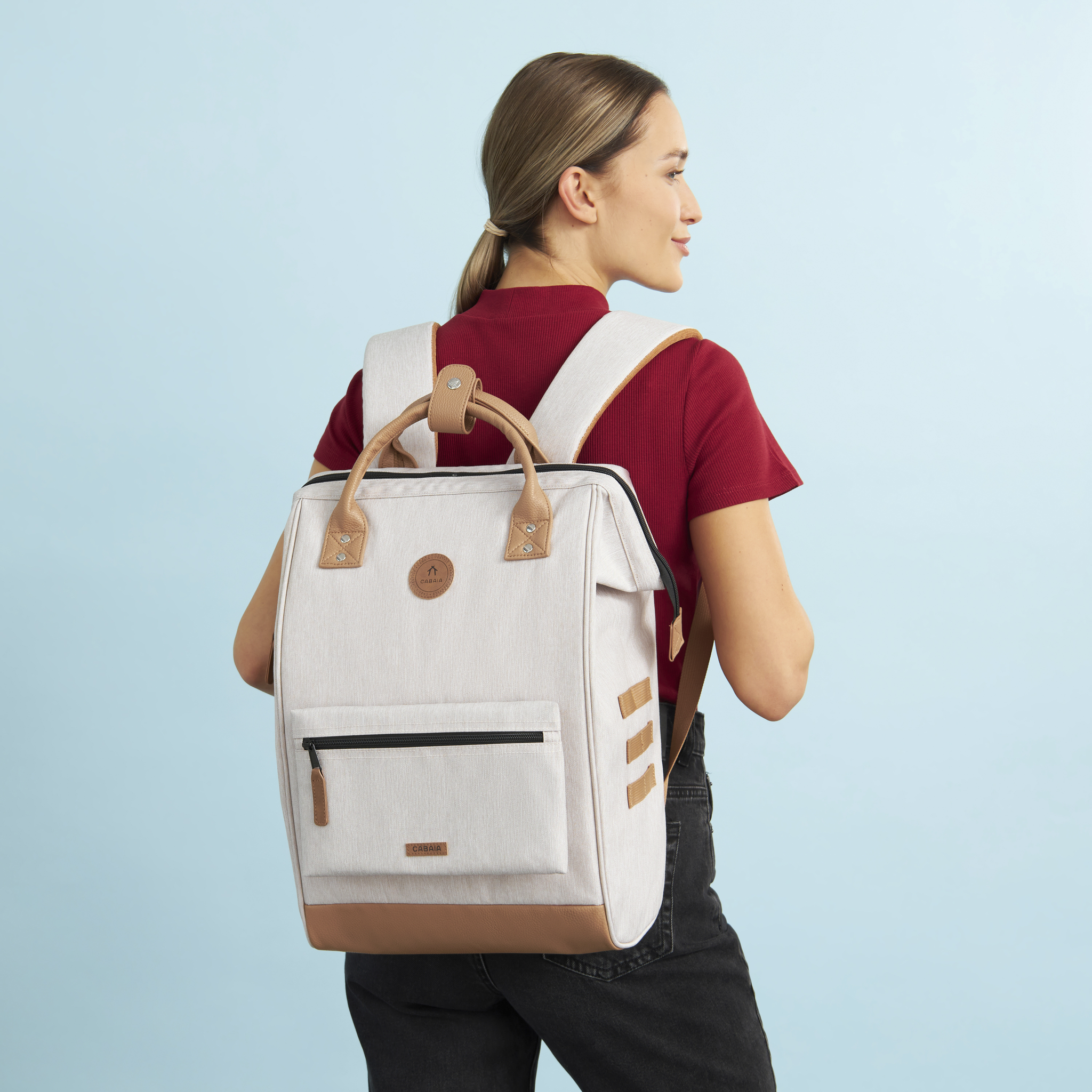 Cabaia Cabaia Adventurer L 15.4" laptop-rugtas arequipa cream