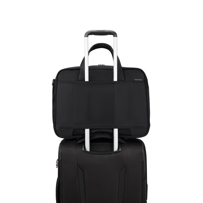 Samsonite Respark 15.6" laptop handbagage-schoudertas zwart