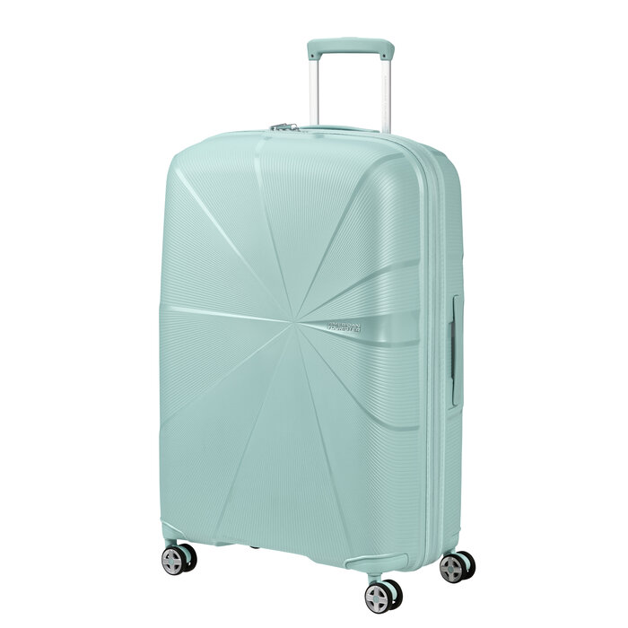 American Tourister AT Starvibe spinner 77cm expandable matallic surf blue