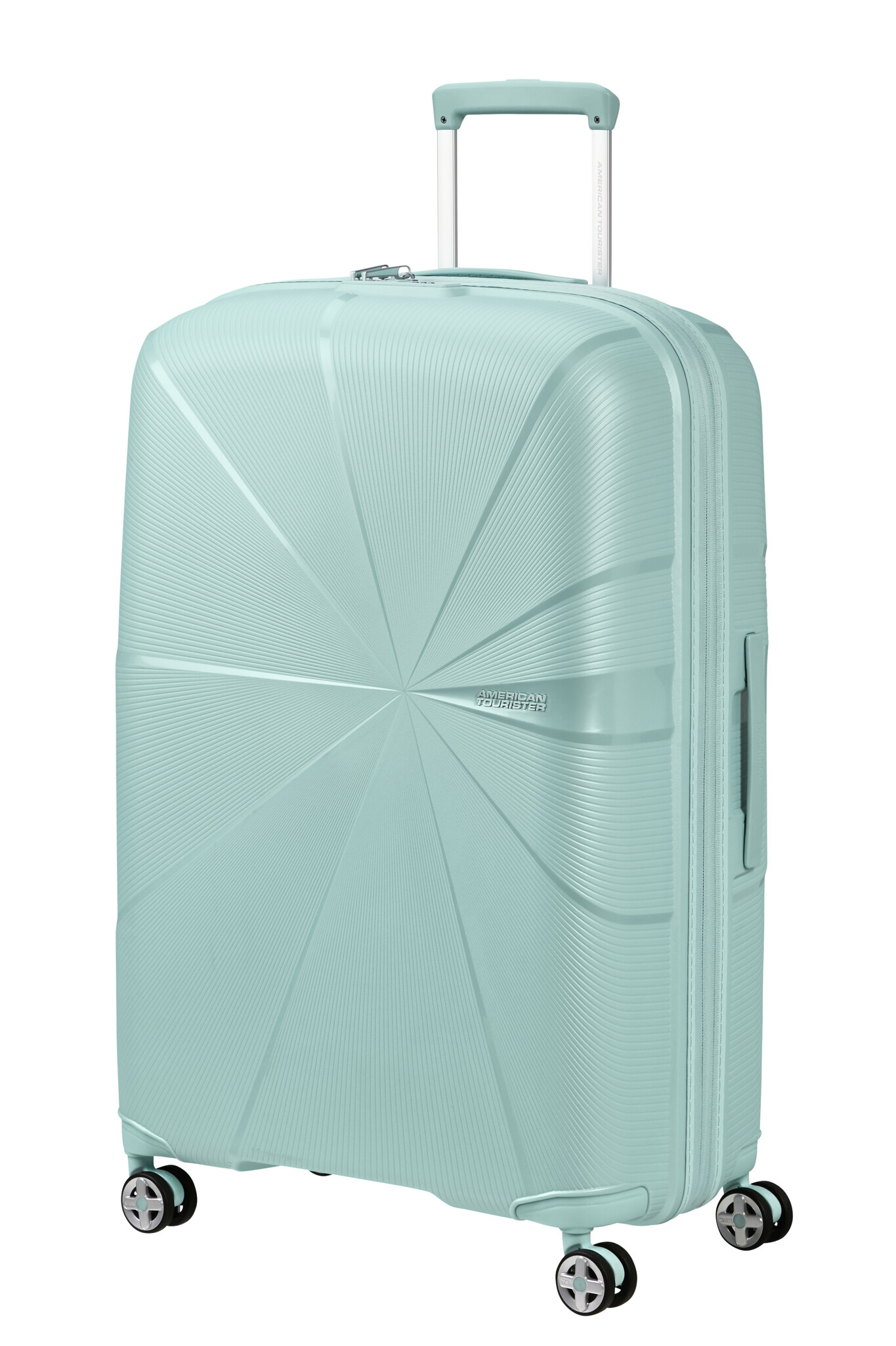 American Tourister AT Starvibe spinner 77cm expandable matallic surf blue