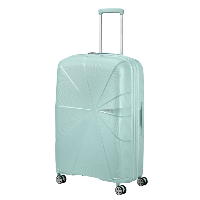 American Tourister AT Starvibe spinner 77cm expandable matallic surf blue