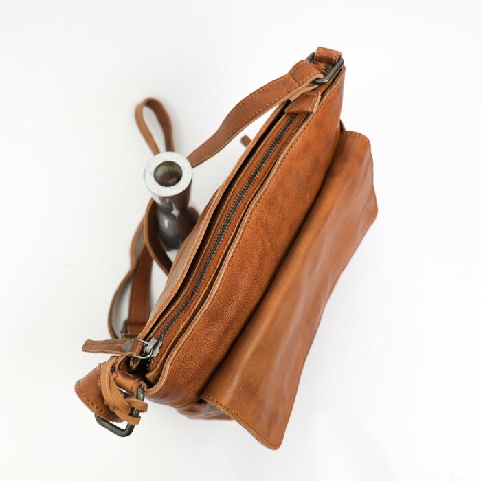 Bear Design Bear Design Raj schoudertas cognac