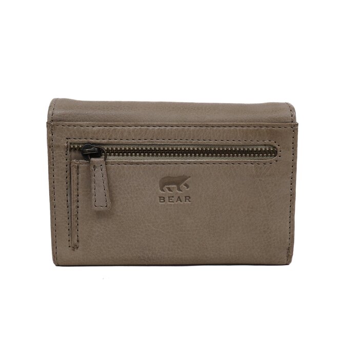 Bear Design Bear Design Flappie 11cc RFID overslag portemonnee grijs