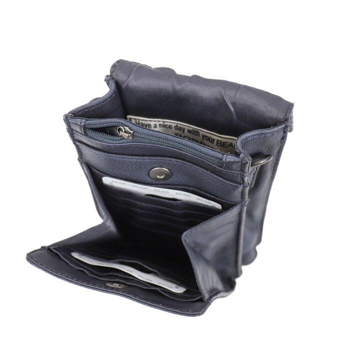Bear Design Robbie 2.0 telefoon-schoudertasje navy blue