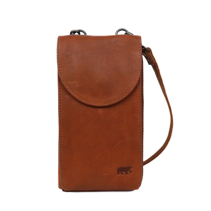 Bear Design Bear Design Patty portemonnee-telefoontasje cognac