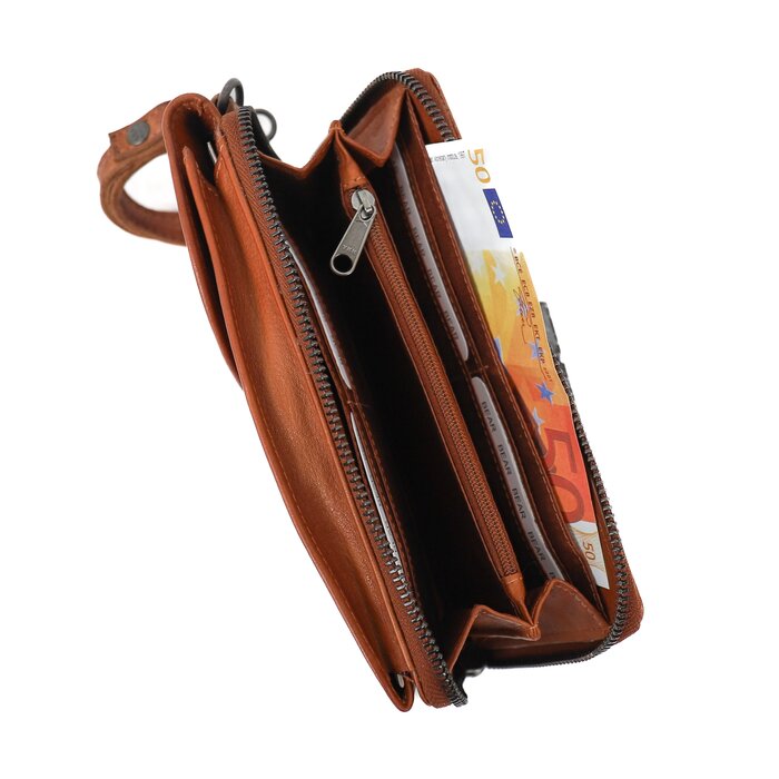 Bear Design Bear Design Patty portemonnee-telefoontasje cognac