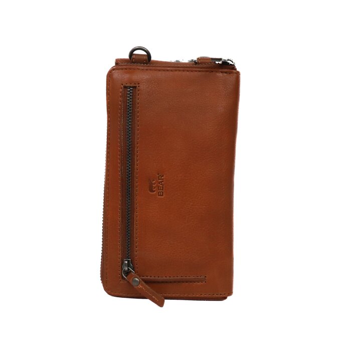 Bear Design Bear Design Patty portemonnee-telefoontasje cognac