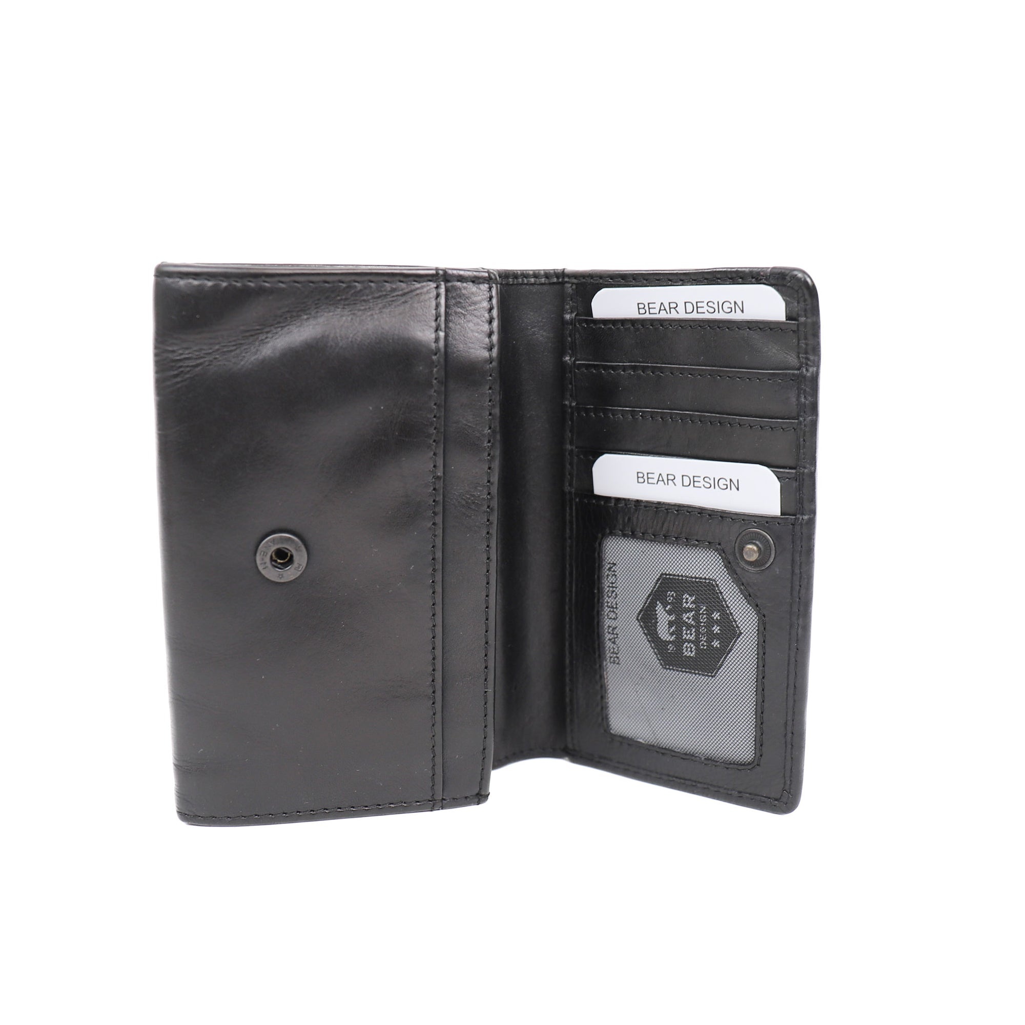 Bear Design Bear Design Flappie CL 15572 damesportemonnee zwart