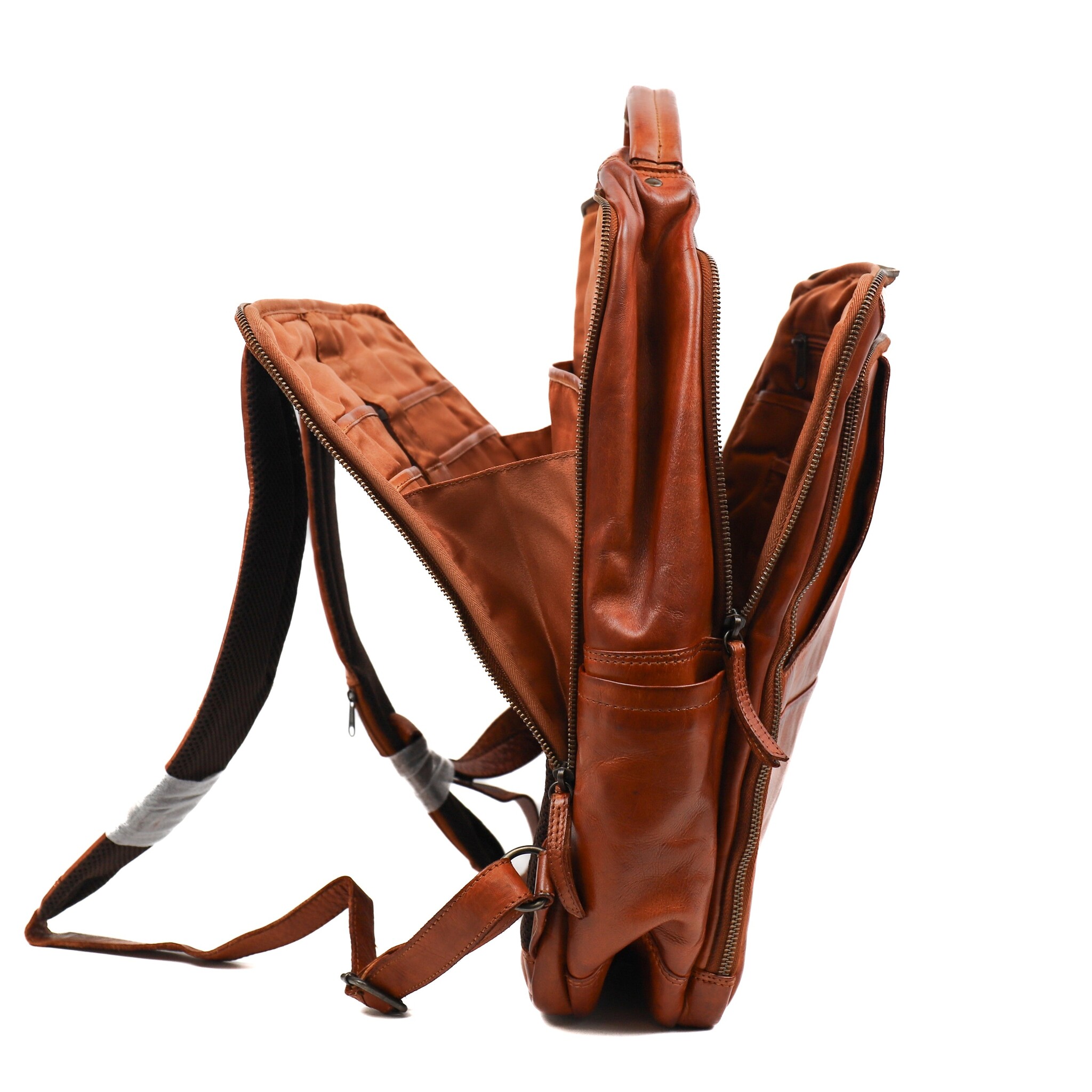 Bear Design Bear Design Jayden Large 15.6" laptop-business rugzak cognac