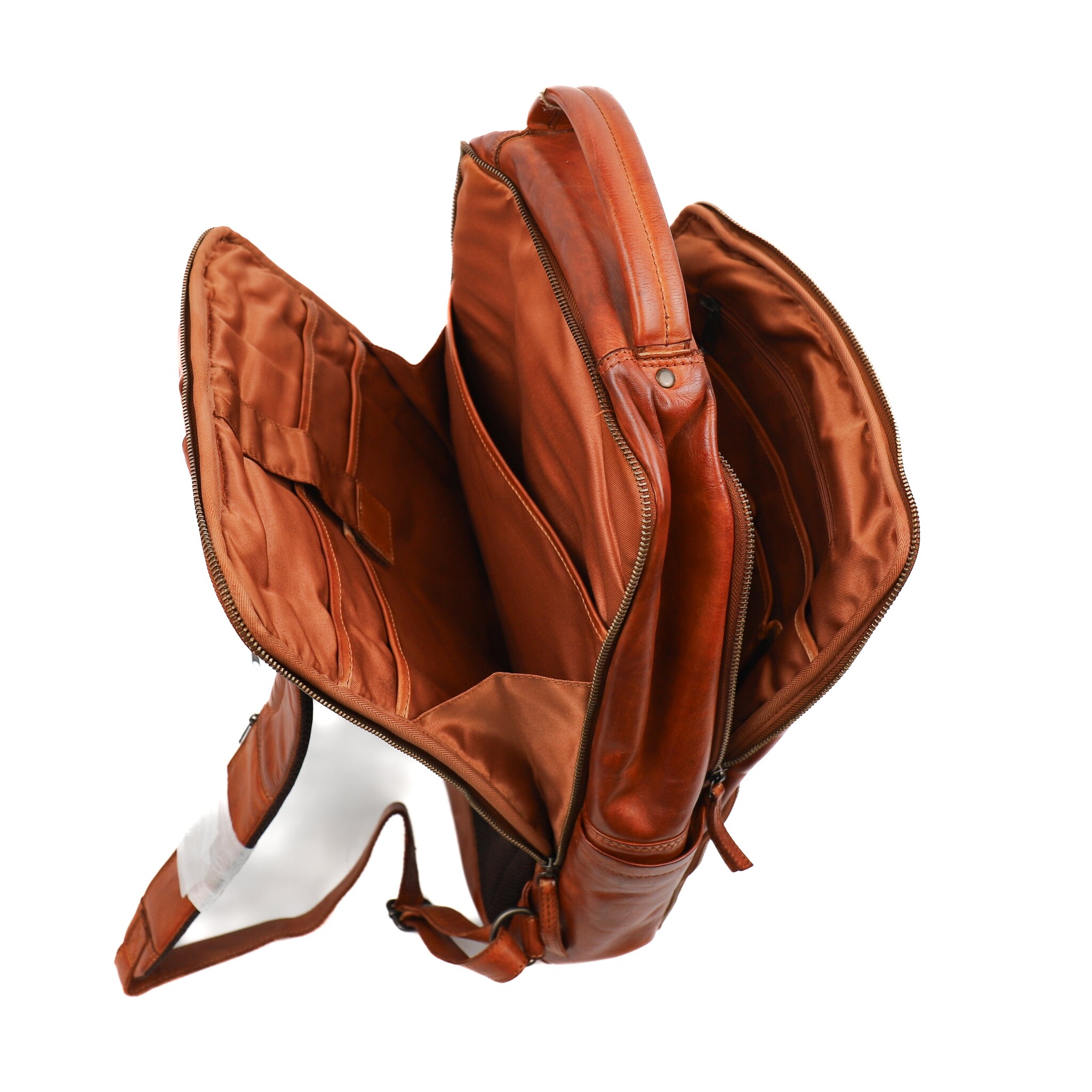 Bear Design Bear Design Jayden Large 15.6" laptop-business rugzak cognac