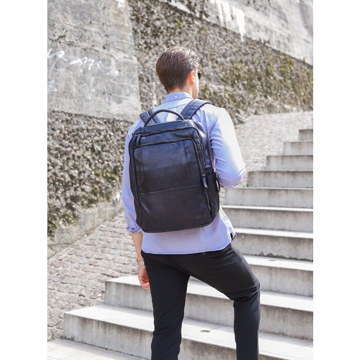 Bear Design Bear Design Jayden Large 15.6" laptop-business rugzak cognac