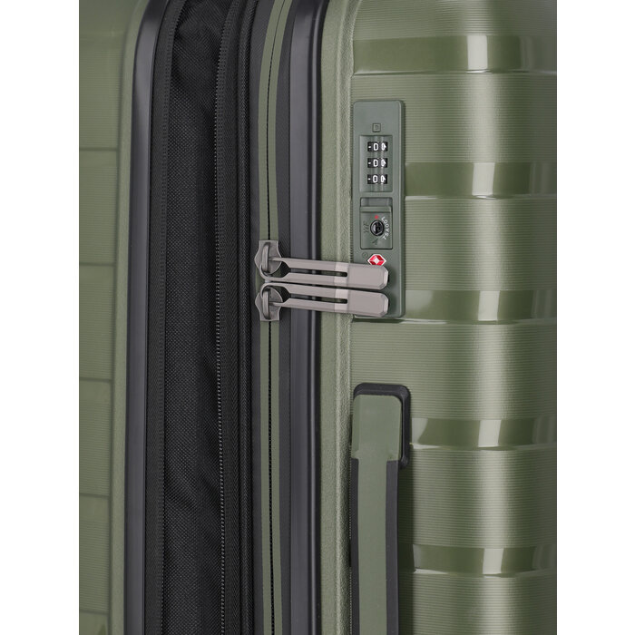 Travelite Travelte Air Base M 4-wiel trolley 71-82L  olive