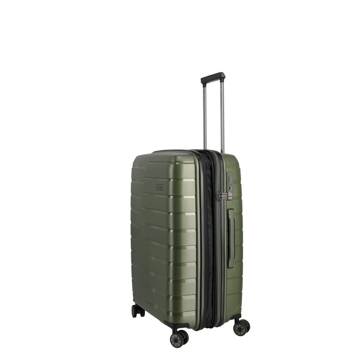 Travelite Travelte Air Base M 4-wiel trolley 71-82L  olive