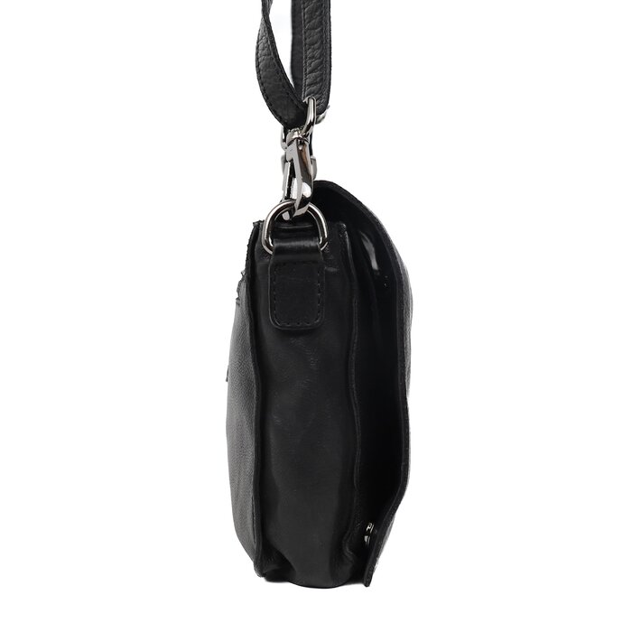 Bear Design Bear Design Milano Justo Rens overslag schoudertas zwart
