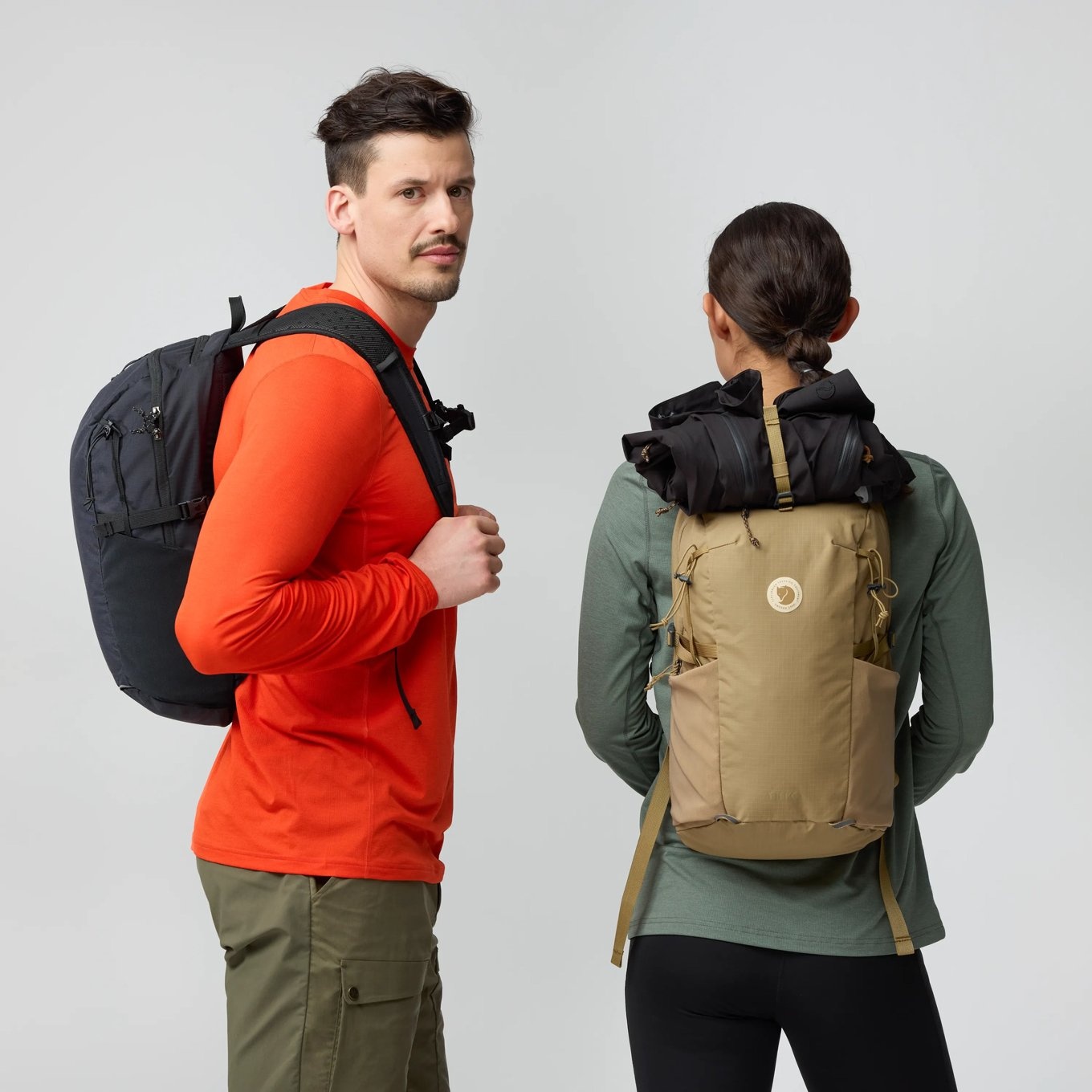 Fjällräven Abisko Softpack 16 daypack mustard yellow - tasenik.nl