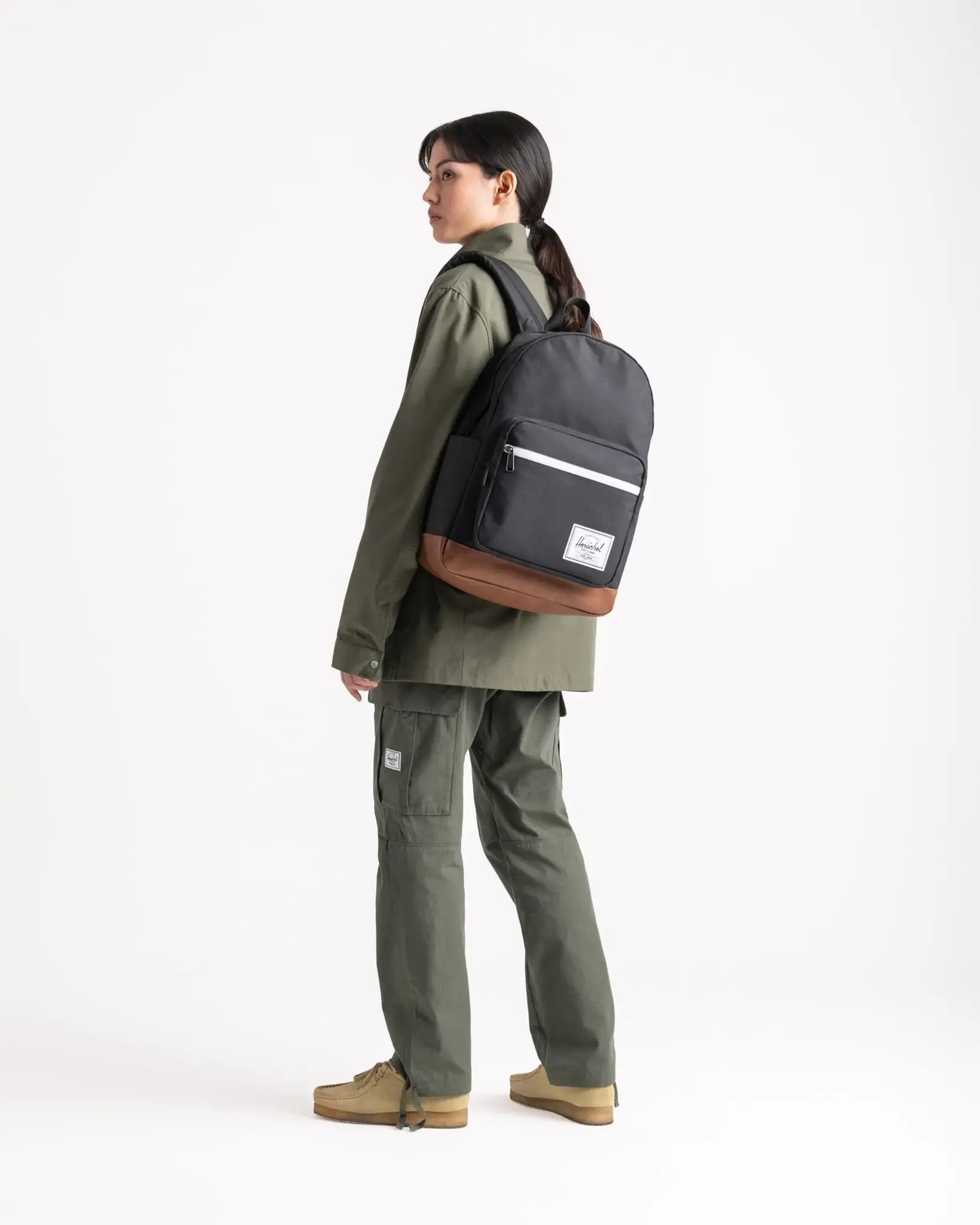 Herschel Herschel Pop Quiz 15.4" laptop -rugzak raven crosshatch