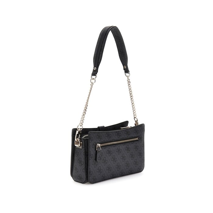 GUESS GUESS Zamira schoudertasje coal logo