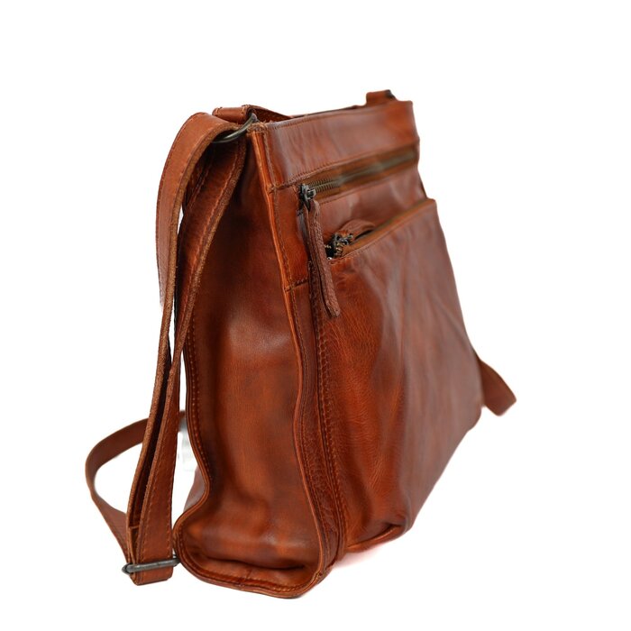 Bear Design Bear Design Marisa leren schoudertas cognac