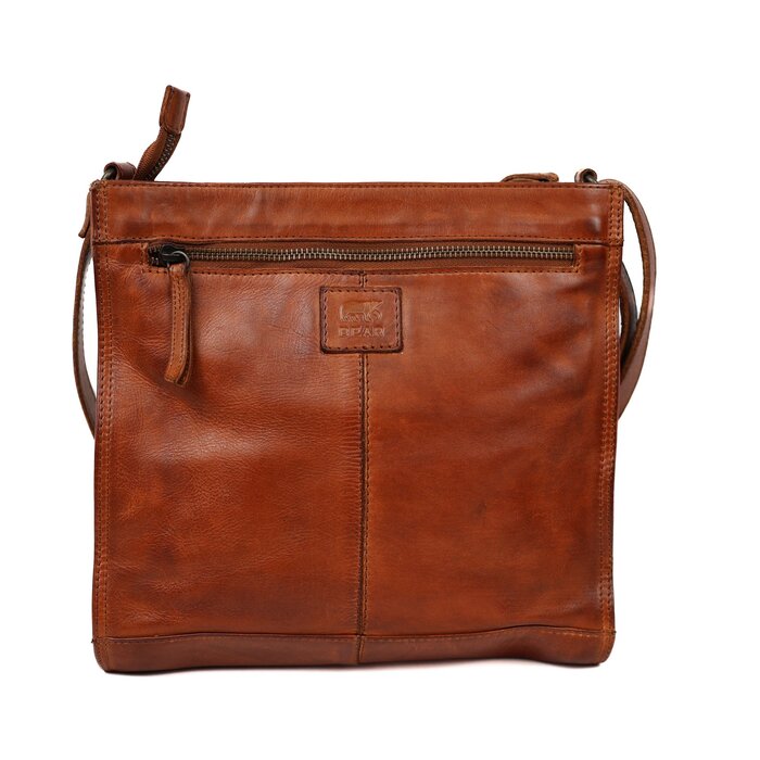 Bear Design Bear Design Marisa leren schoudertas cognac