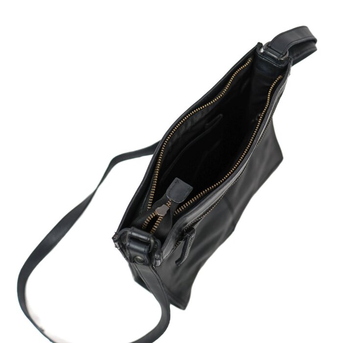 Bear Design Bear Design Marisa leren schoudertas zwart