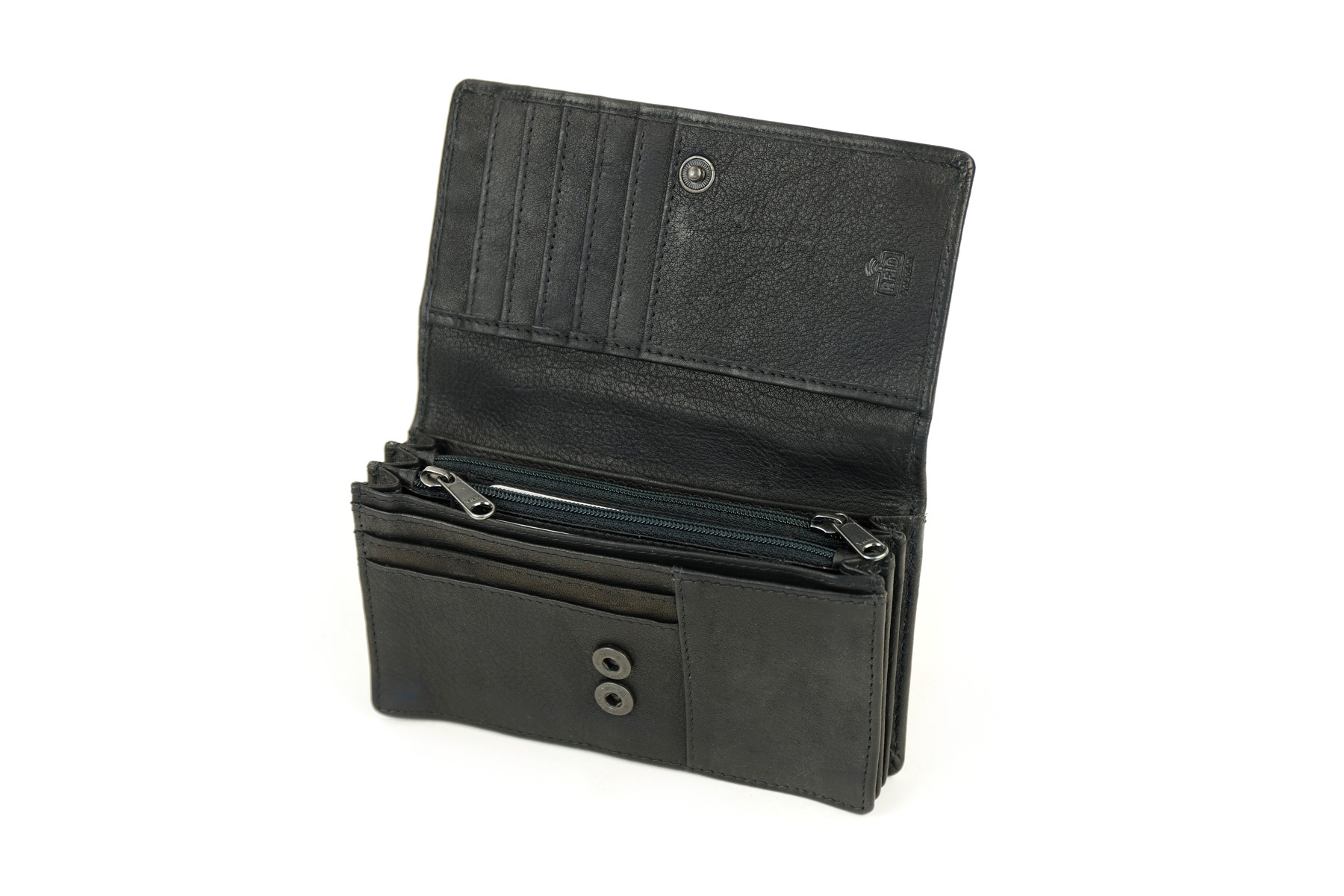 Bear Design Bear Design Brigitte overslag portemonnee zwart