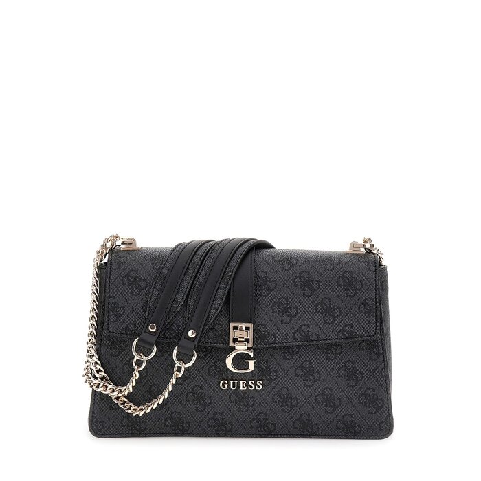 GUESS GUESS Zamira schoudertas coal logo