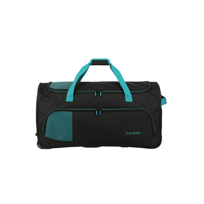 Travelite Travelite Basics Fresh 89L reistas op wielen zwart-petrol