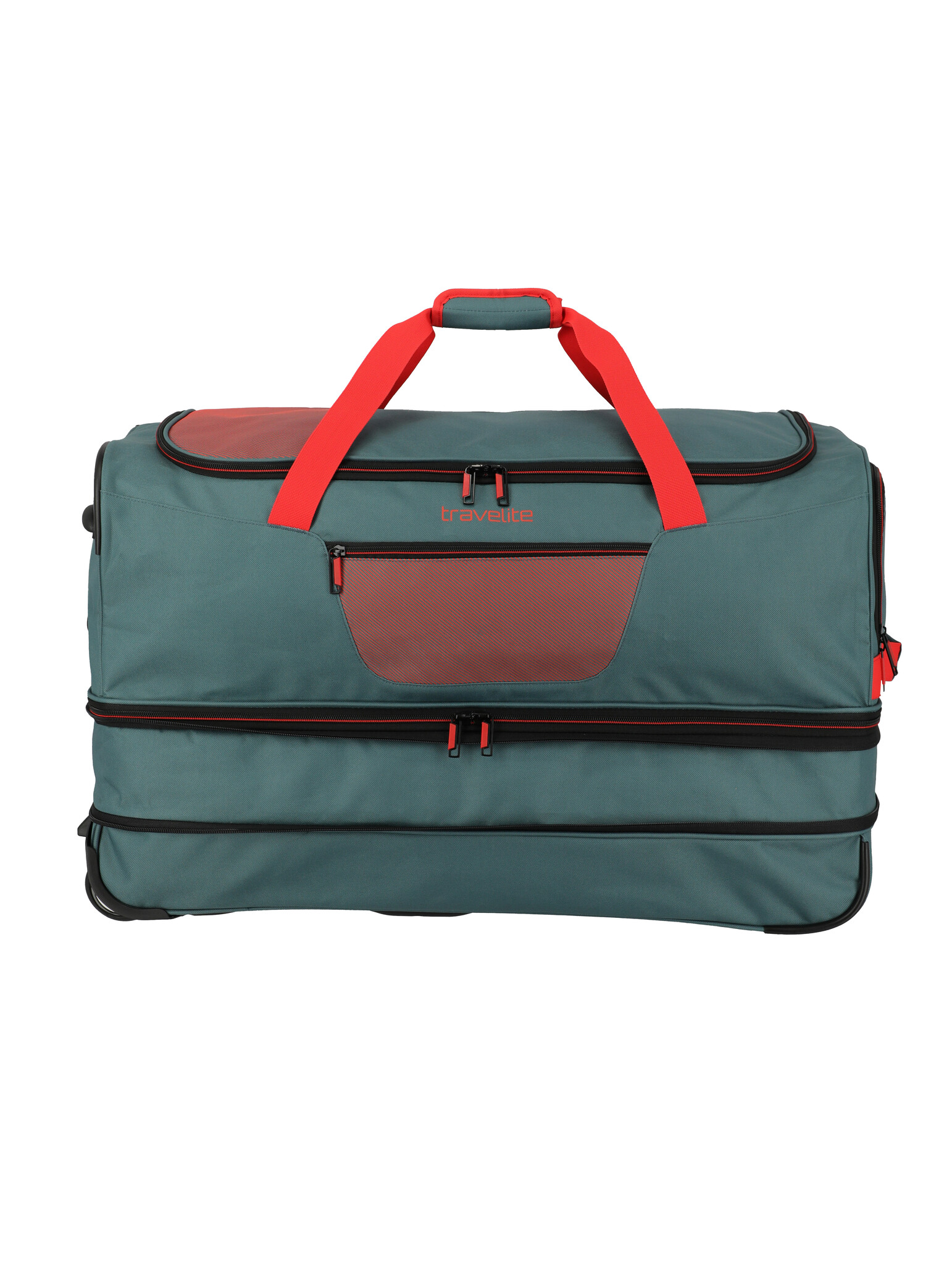 Travelite Travelite Basics 70cm 98L-119L Exp. reistas op wielen groen-oranje