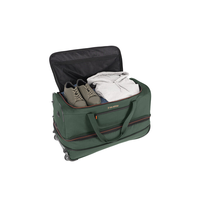 Travelite Travelite Basics 70cm/98-119L Exp. reistas op wielen groen