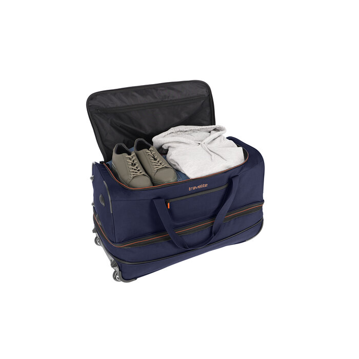 Travelite Basics 70cm/98-119L Exp. reistas op wielen navy/orange