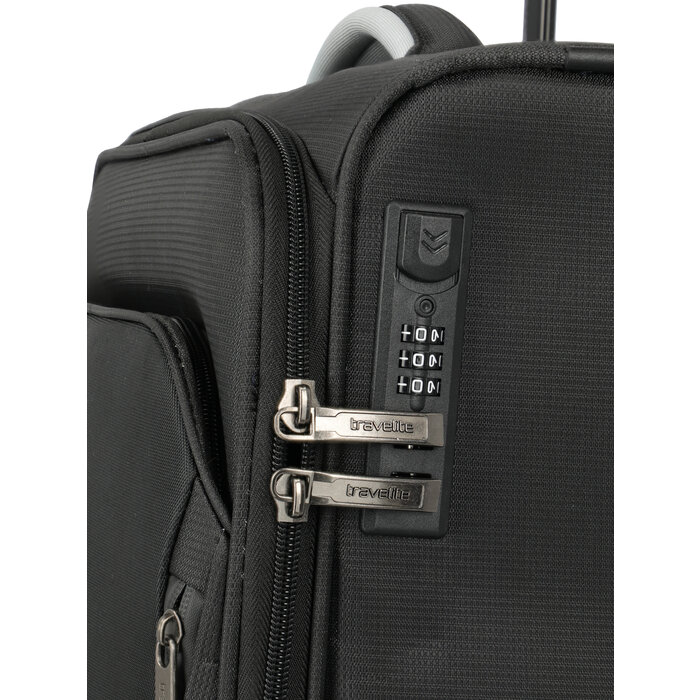 Travelite Travelite Jetpack Slim 2 cabin size 35x55x23cm trolley zwart