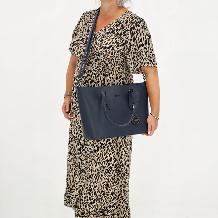 Charm London Charm London Birmingham shopper blauw