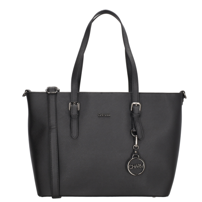 Charm London Charm London Birmingham medium shopper zwart