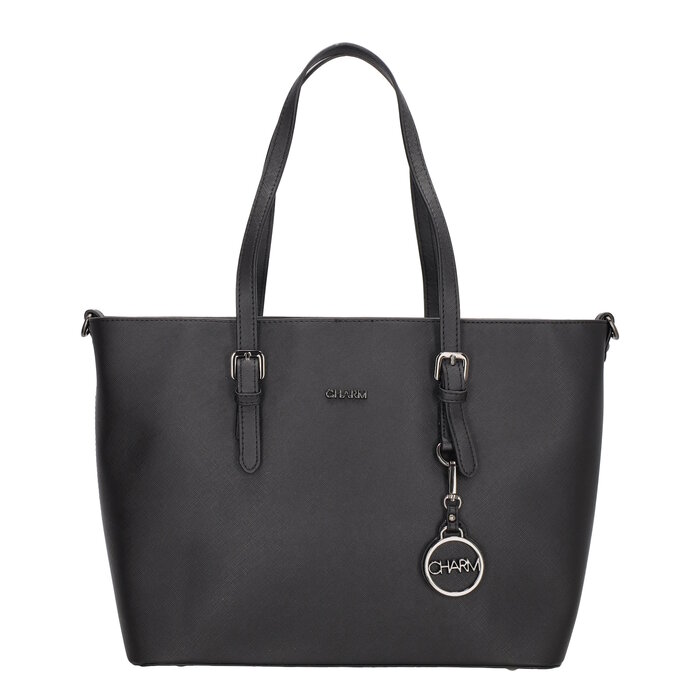 Charm London Charm London Birmingham medium shopper zwart