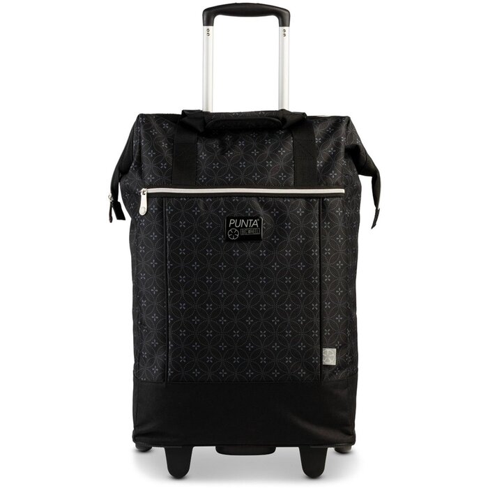 Punta Big Wheel boodschappentrolley zwart
