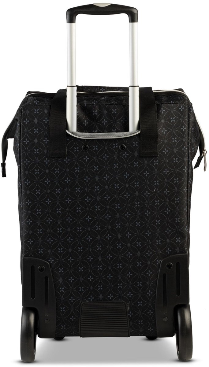 Punta Big Wheel boodschappentrolley zwart
