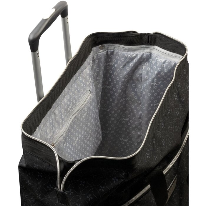 Punta Big Wheel boodschappentrolley zwart