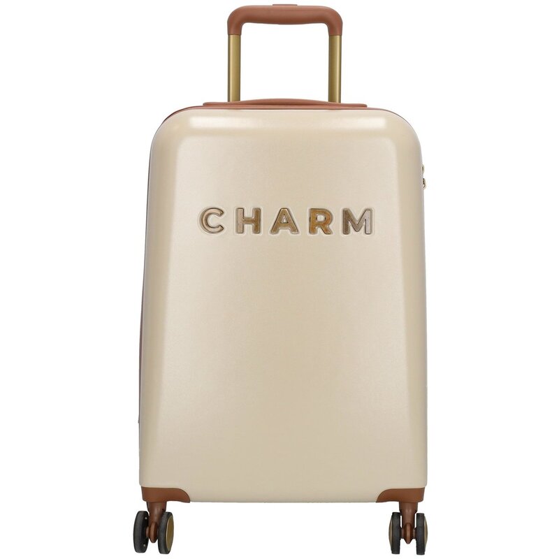 Charm London Charm London Travel 55cm handbagage-koffer beige