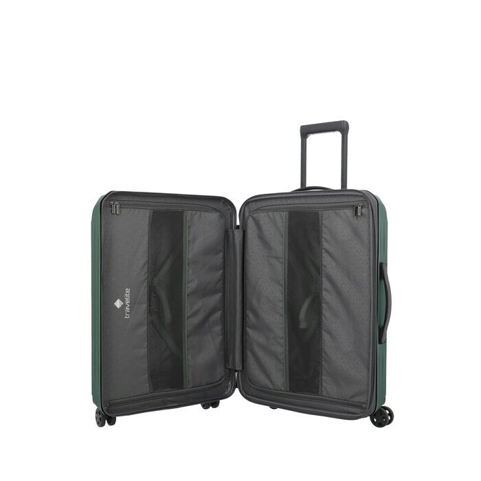 Travelite Travelite Dynamiic M 69-79l exp. reiskoffer groen