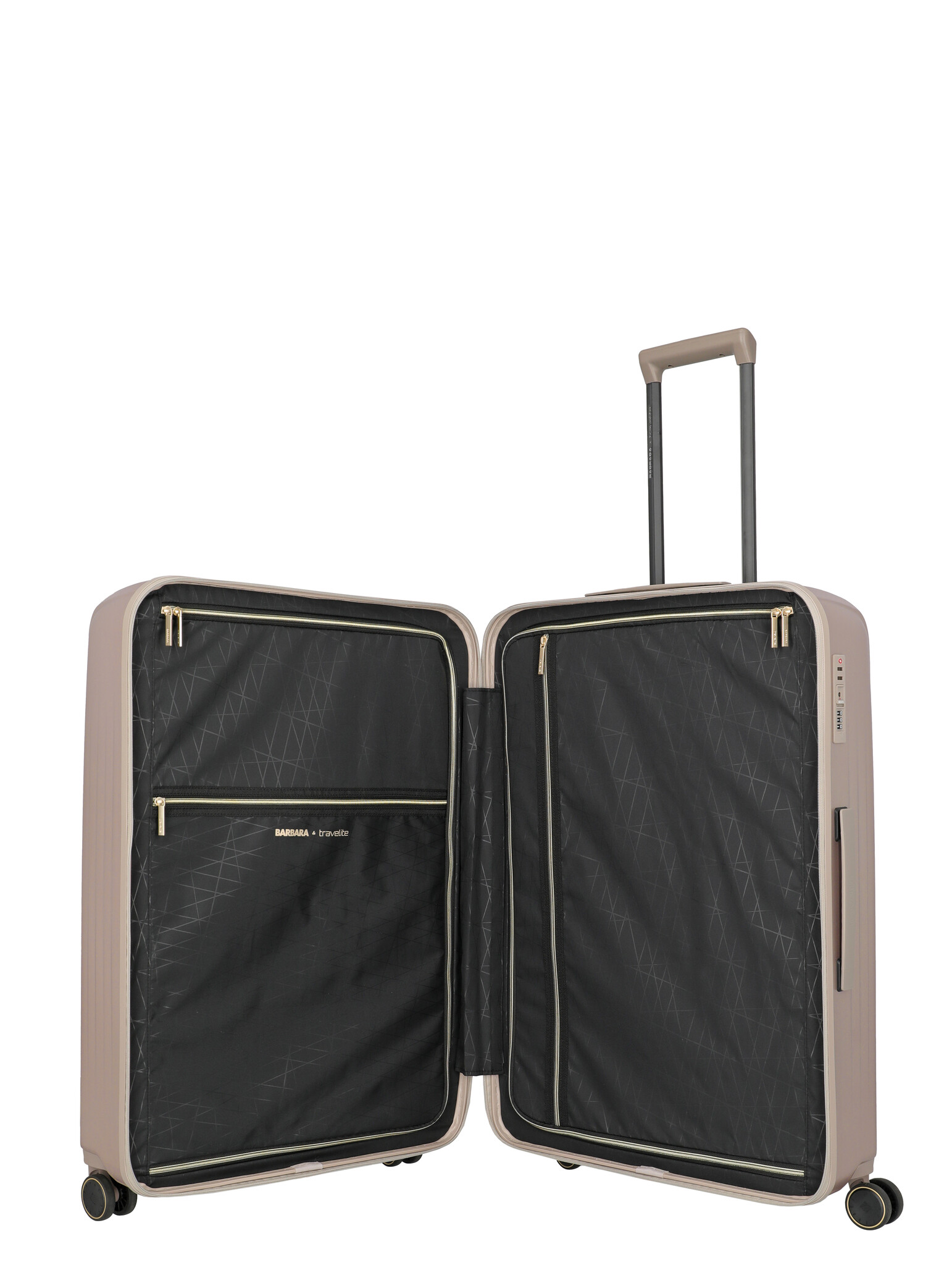 Travelite Travelite Barbara Novelty 104L 4w trolley satin nude