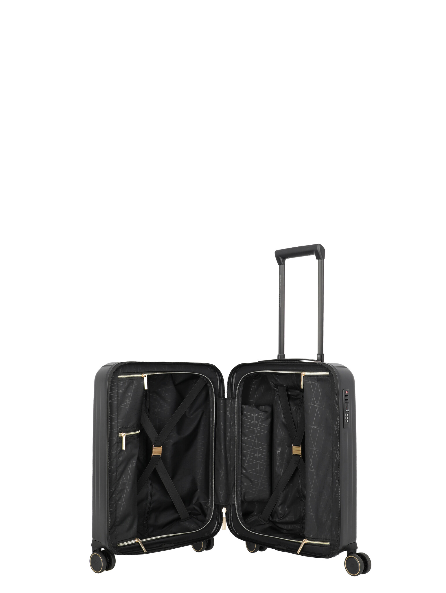 Travelite Travelite Barbara Novelty S 38L 4w handbagage-trolley zwart